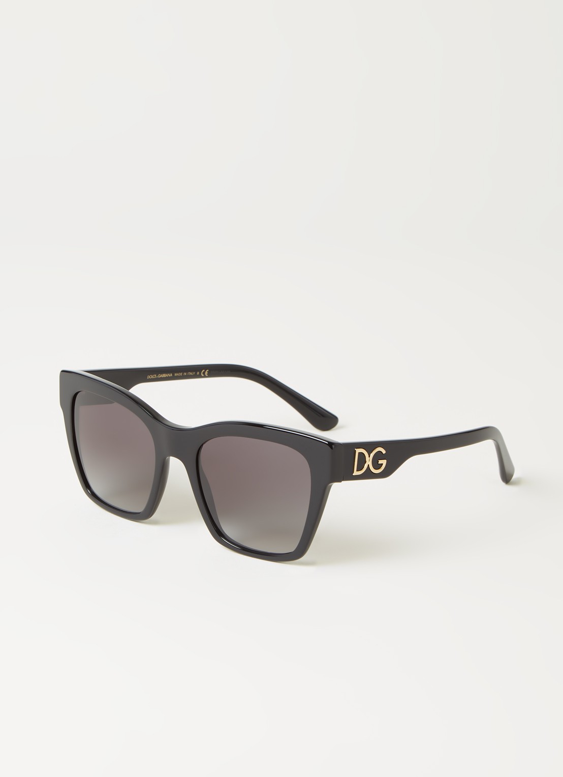Dolce & Gabbana Butterfly zonnebril DG4384 - voorkant 3 zwart