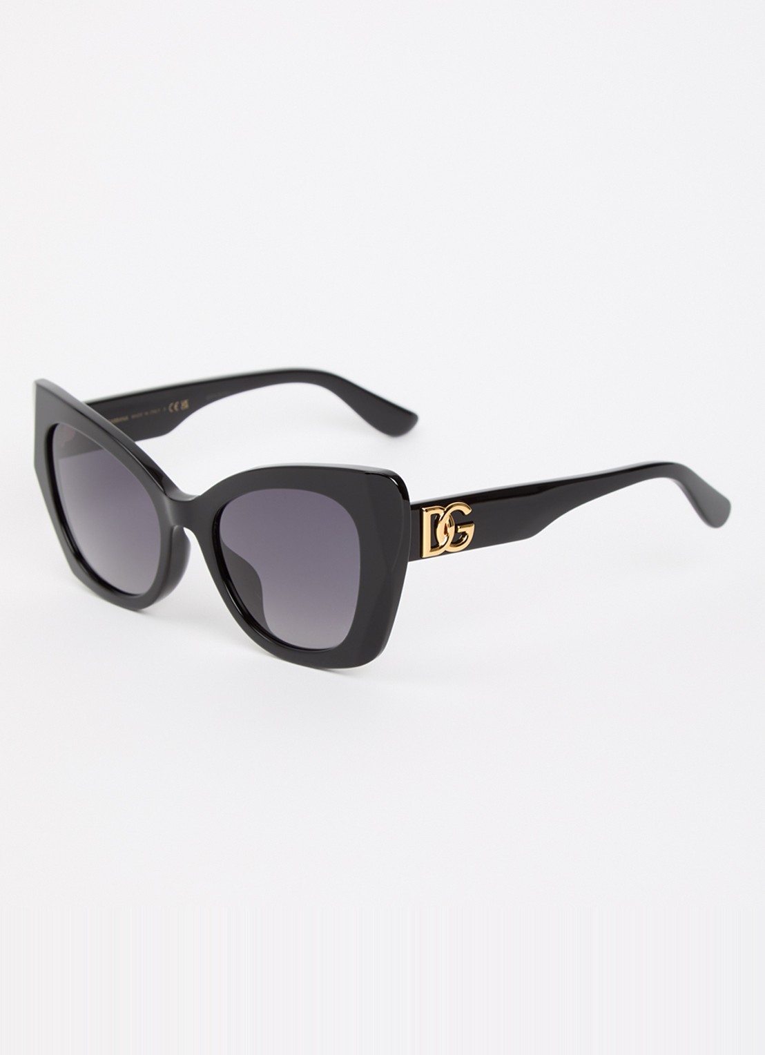 Dolce & Gabbana Butterfly zonnebril DG4405F - voorkant 4 zwart