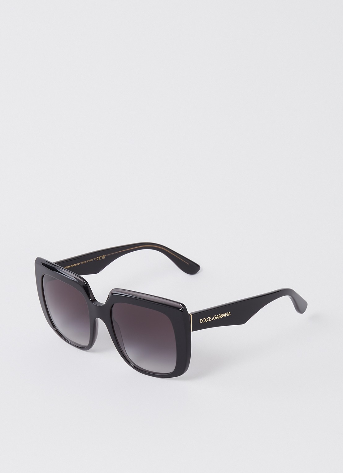 Dolce & Gabbana Butterfly zonnebril DG4414  - voorkant 3 zwart