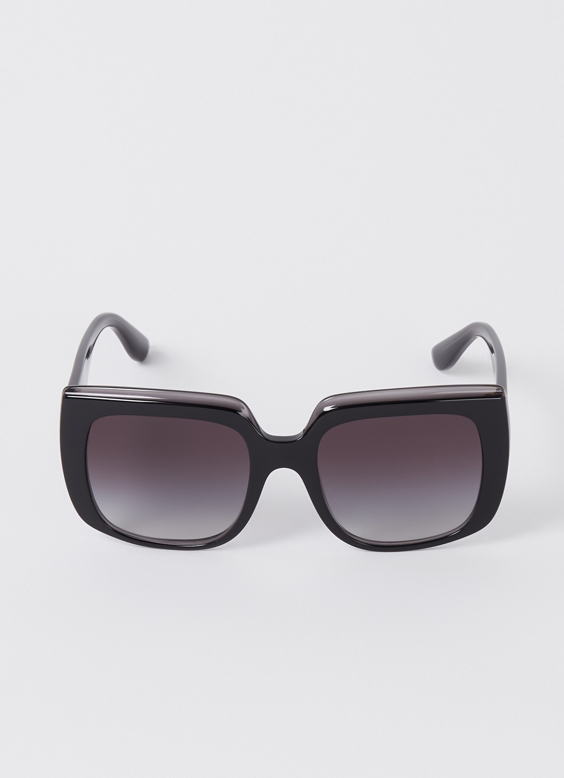 Dolce & Gabbana Butterfly zonnebril DG4414  - voorkant 4 zwart
