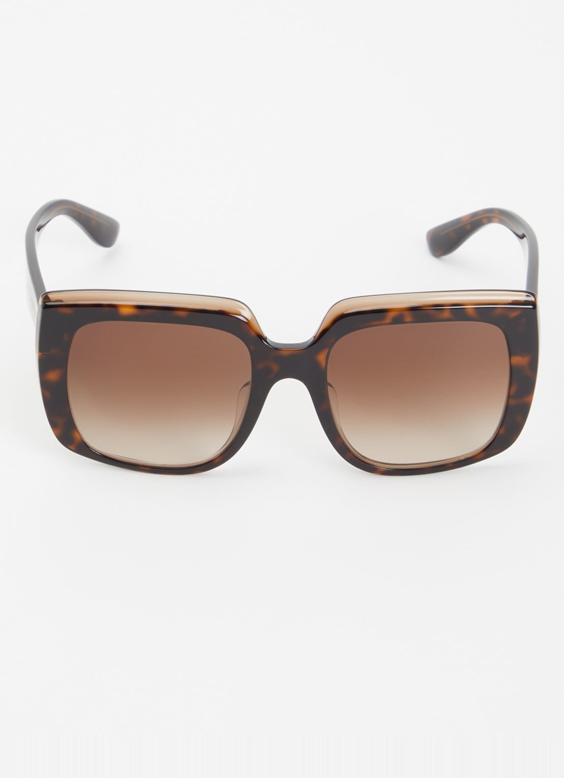 Dolce & Gabbana Butterfly zonnebril DG4414F - detail donkerbruin