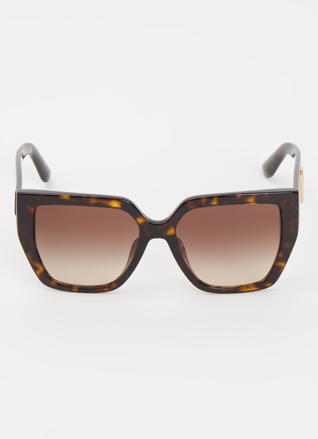 Dolce & Gabbana Butterfly zonnebril DG4439F - detail donkerbruin