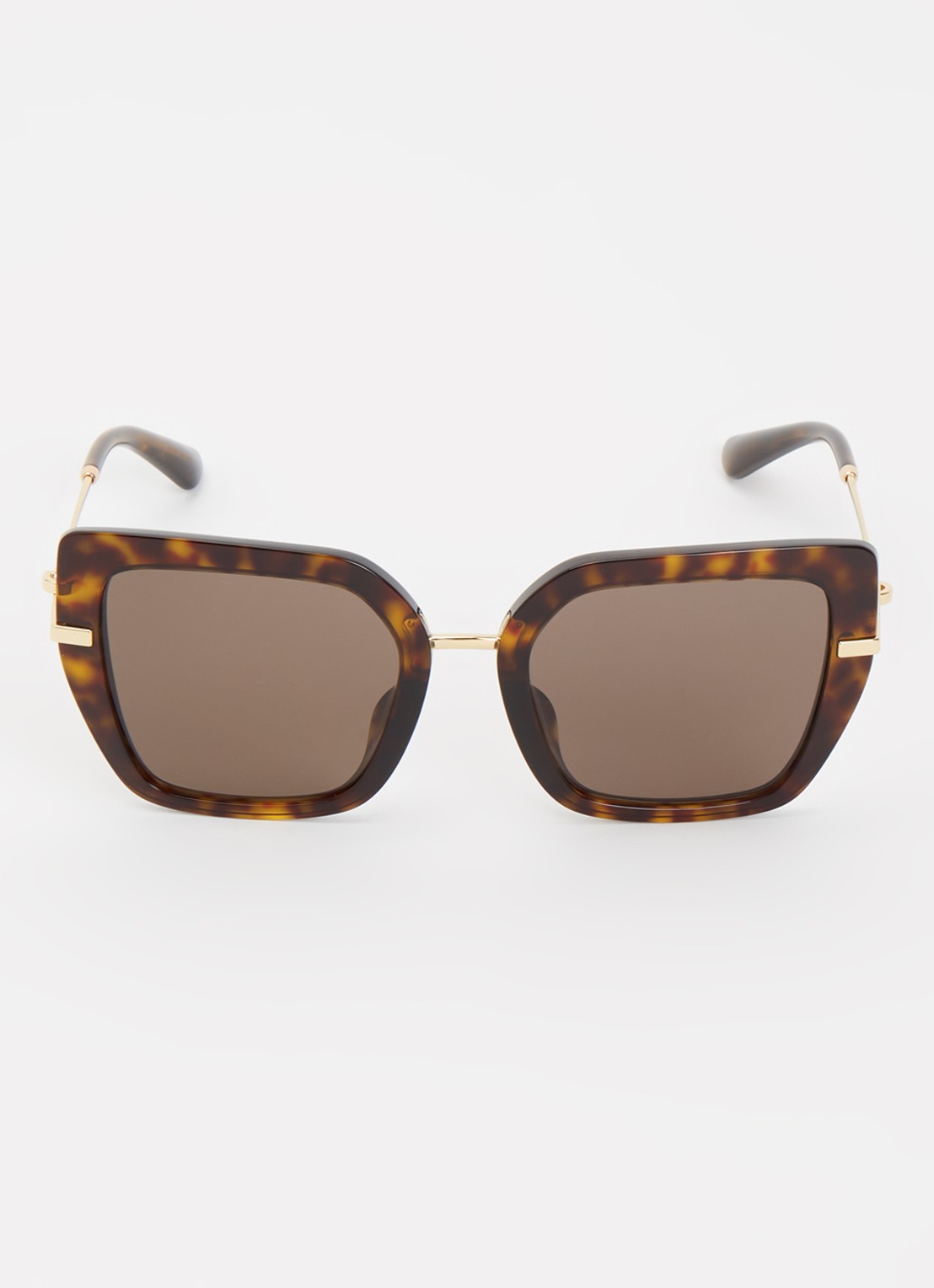 Dolce & Gabbana Butterfly zonnebril DG4474F - detail 2 donkerbruin