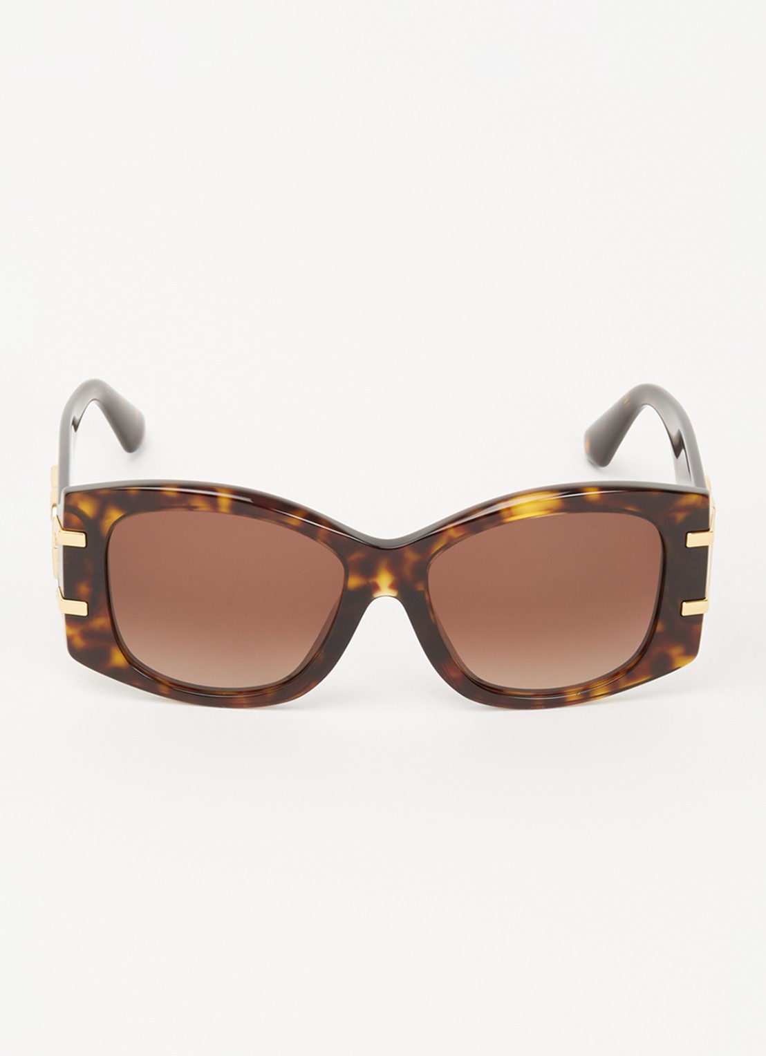 Dolce & Gabbana Butterfly zonnebril DG4501 - detail donkerbruin