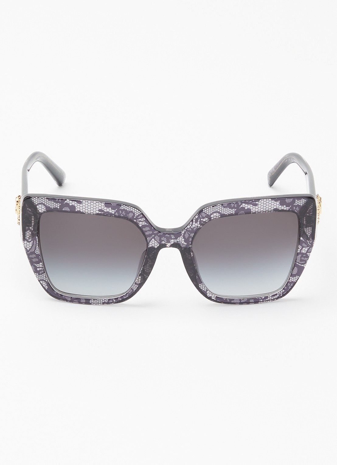 Dolce & Gabbana Butterfly zonnebril DG4538 - detail 2 donkergrijs