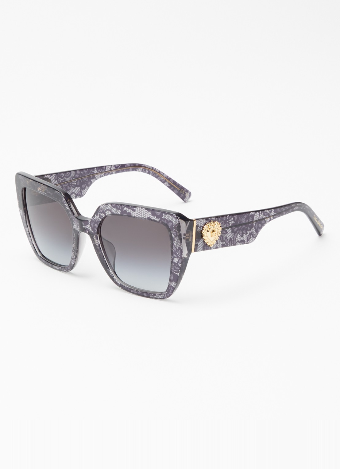 Dolce & Gabbana Butterfly zonnebril DG4538 - voorkant donkergrijs