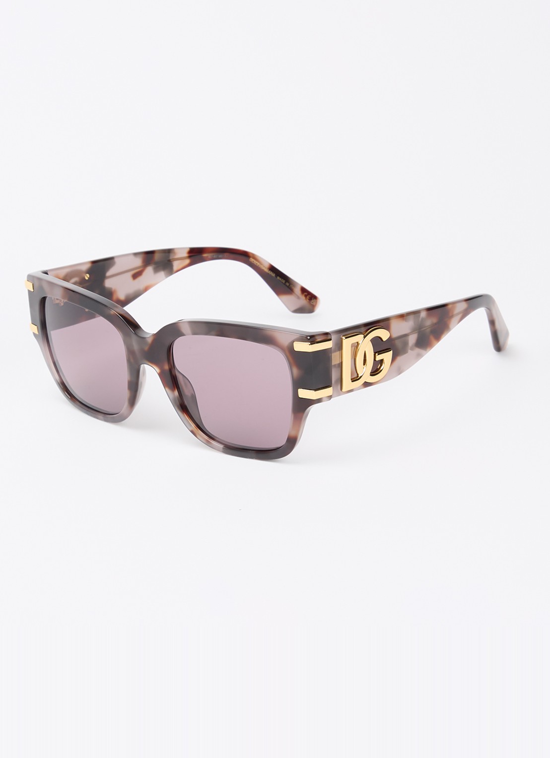 Dolce & Gabbana Butterfly zonnebril DG4563 - voorkant donkerbruin