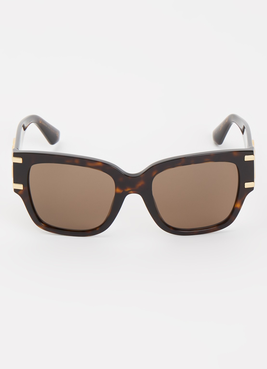 Dolce & Gabbana Butterfly zonnebril DG4563 - detail donkerbruin