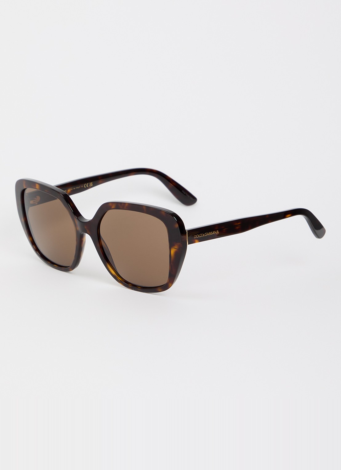 Dolce & Gabbana Butterfly zonnebril DG4569 - voorkant donkerbruin