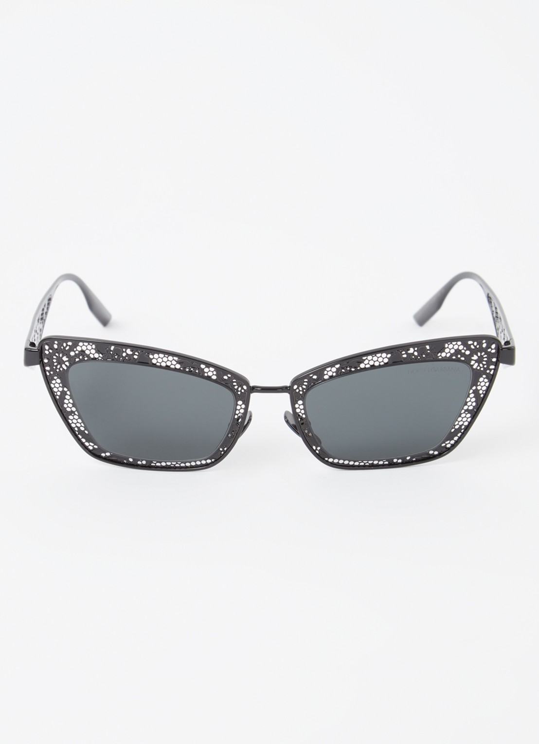 Dolce & Gabbana Cat Eye zonnebril DG2311  - detail zwart