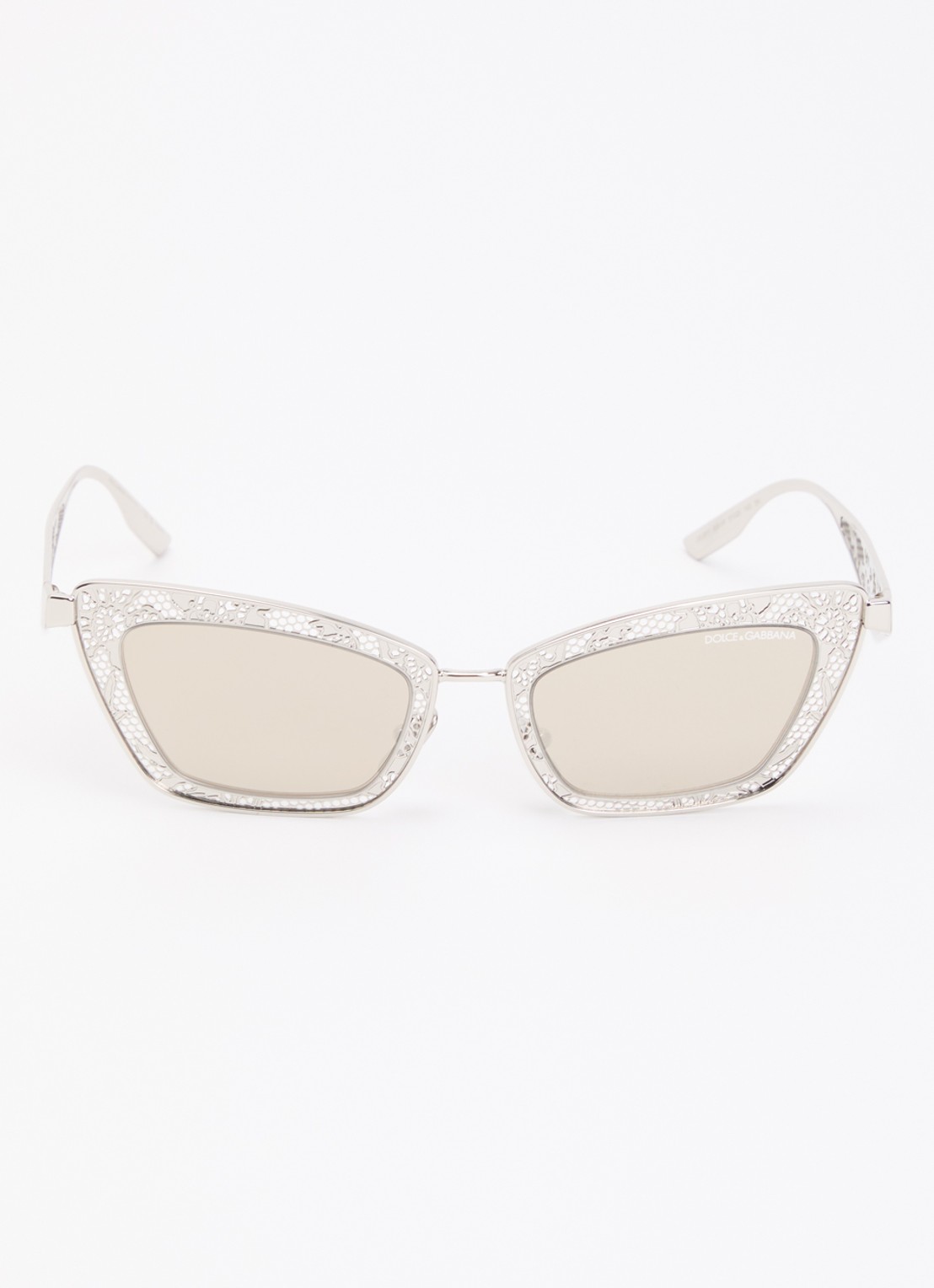 Dolce & Gabbana Cat Eye zonnebril DG2311 - detail zilver