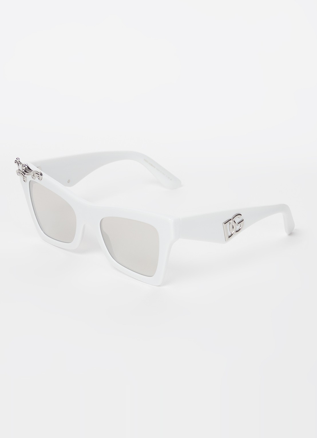 Dolce & Gabbana Cat Eye zonnebril DG4434 - voorkant wit