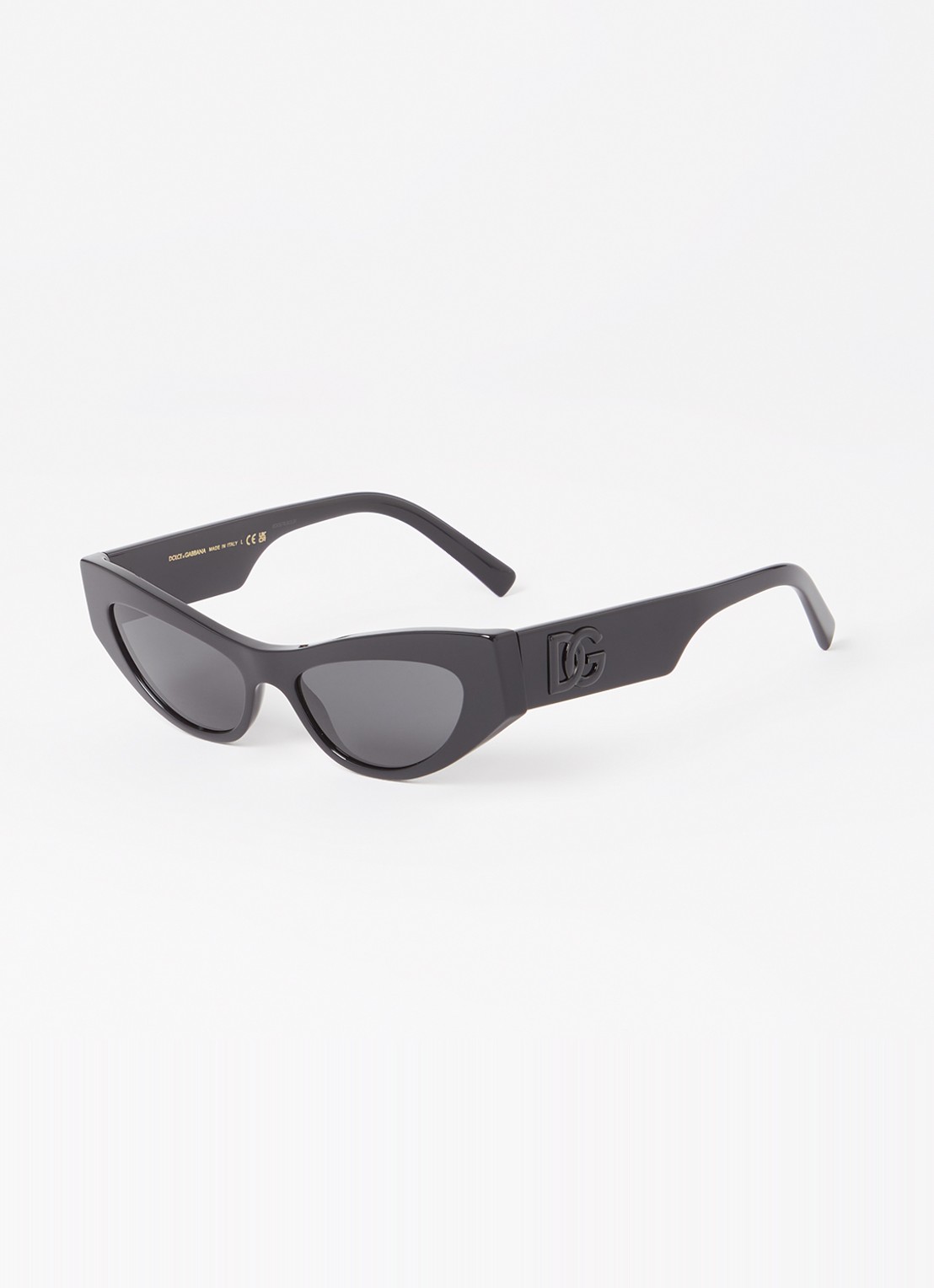 Dolce & Gabbana Cat Eye zonnebril DG4450 - voorkant 4 zwart