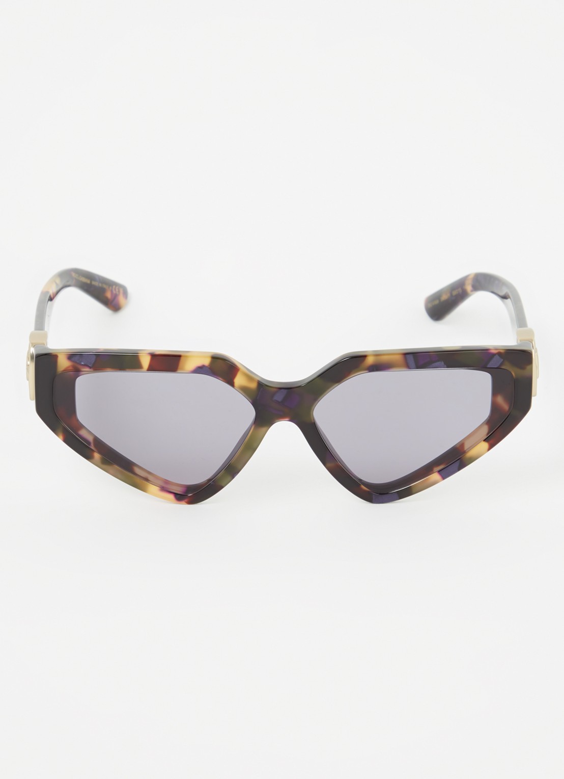 Dolce & Gabbana Cat Eye zonnebril DG4469 - detail donkerbruin