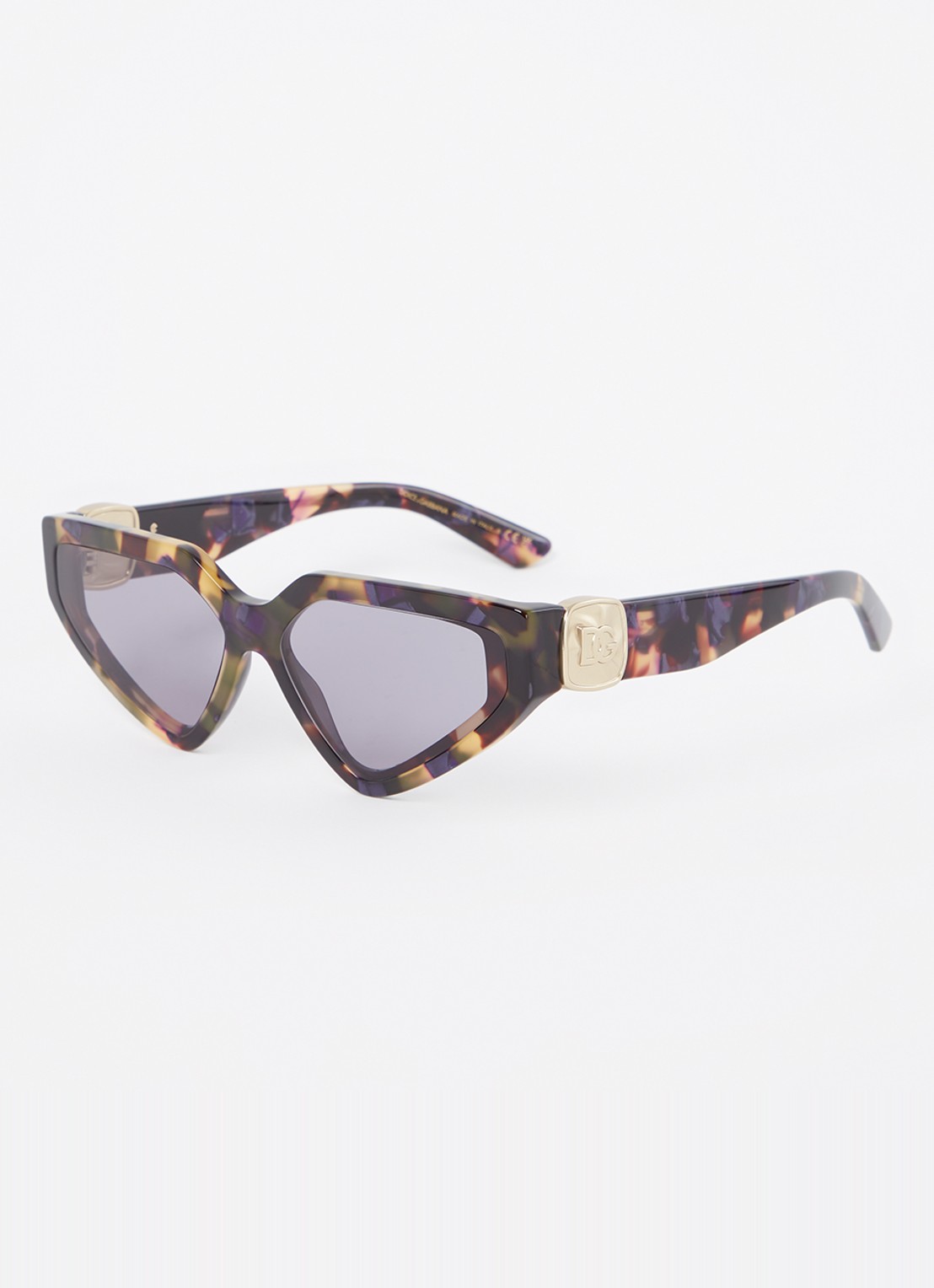 Dolce & Gabbana Cat Eye zonnebril DG4469 - voorkant 4 donkerbruin