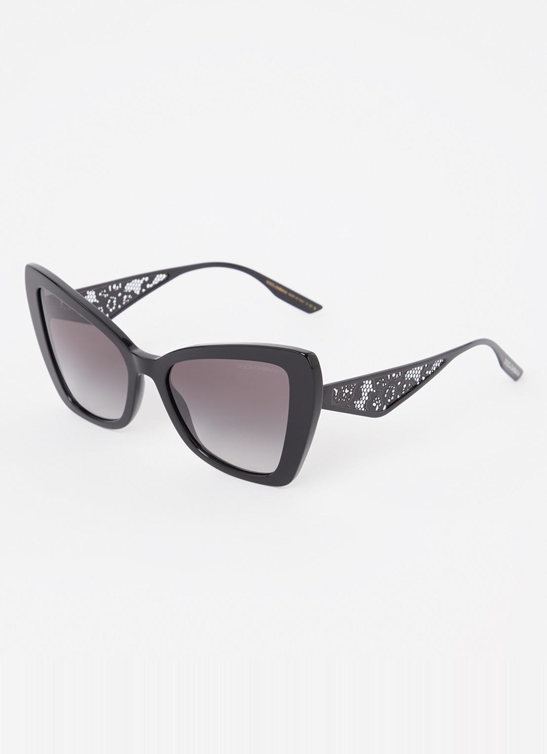 Dolce & Gabbana Cat Eye zonnebril DG4489 - voorkant 4 zwart