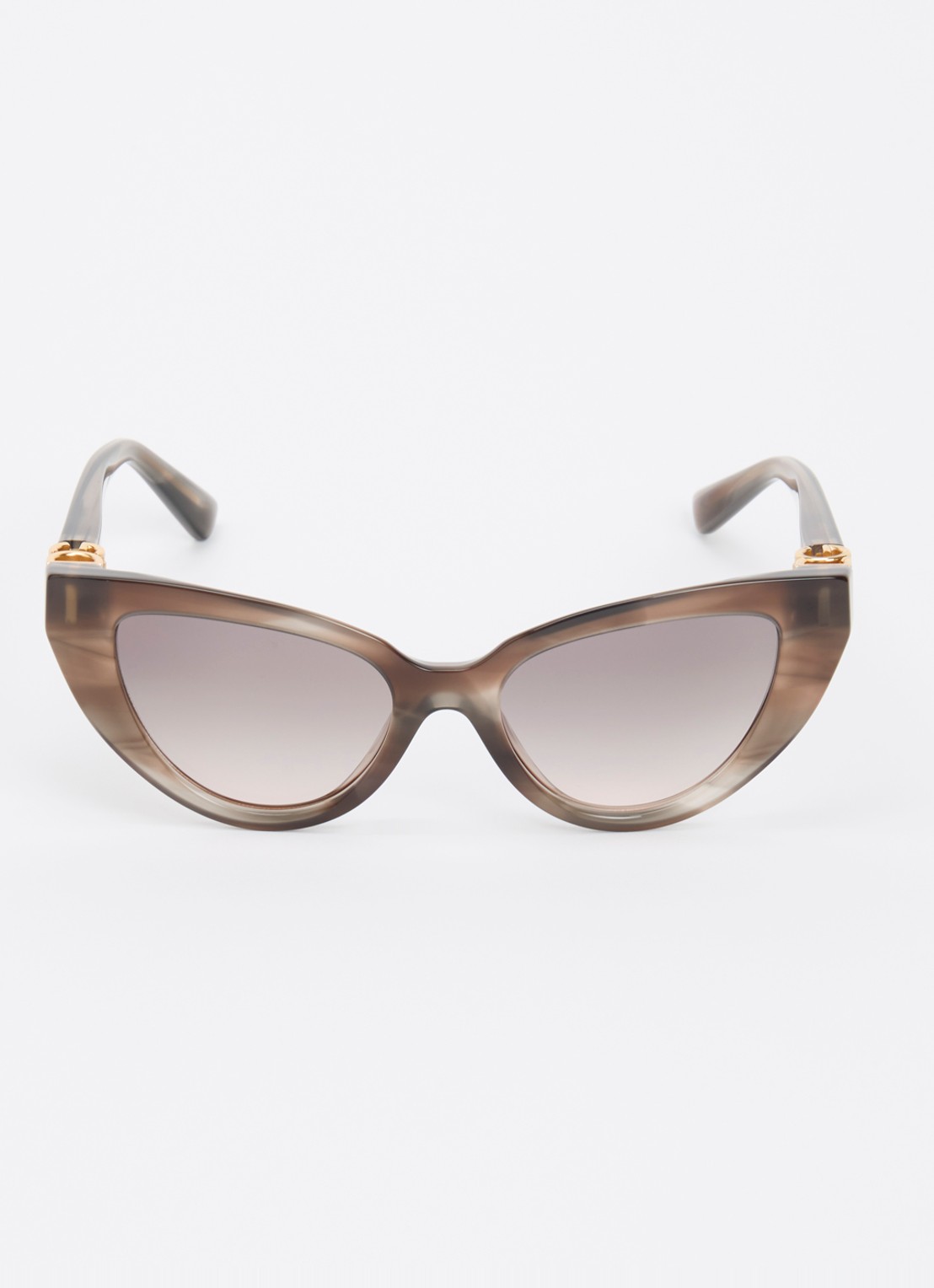 Dolce & Gabbana Cat Eye zonnebril DG4497 - detail grijs
