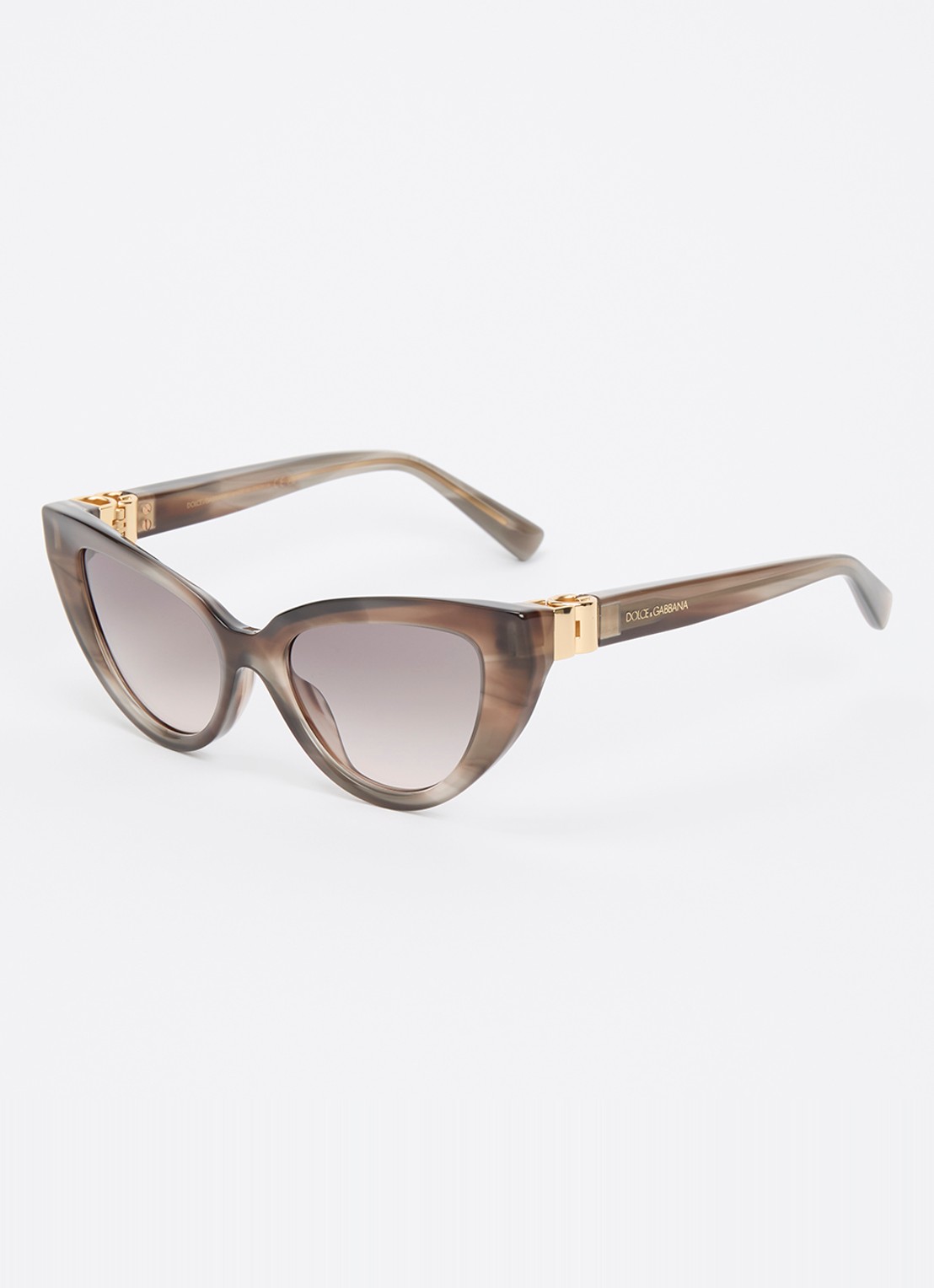 Dolce & Gabbana Cat Eye zonnebril DG4497 - voorkant 4 grijs