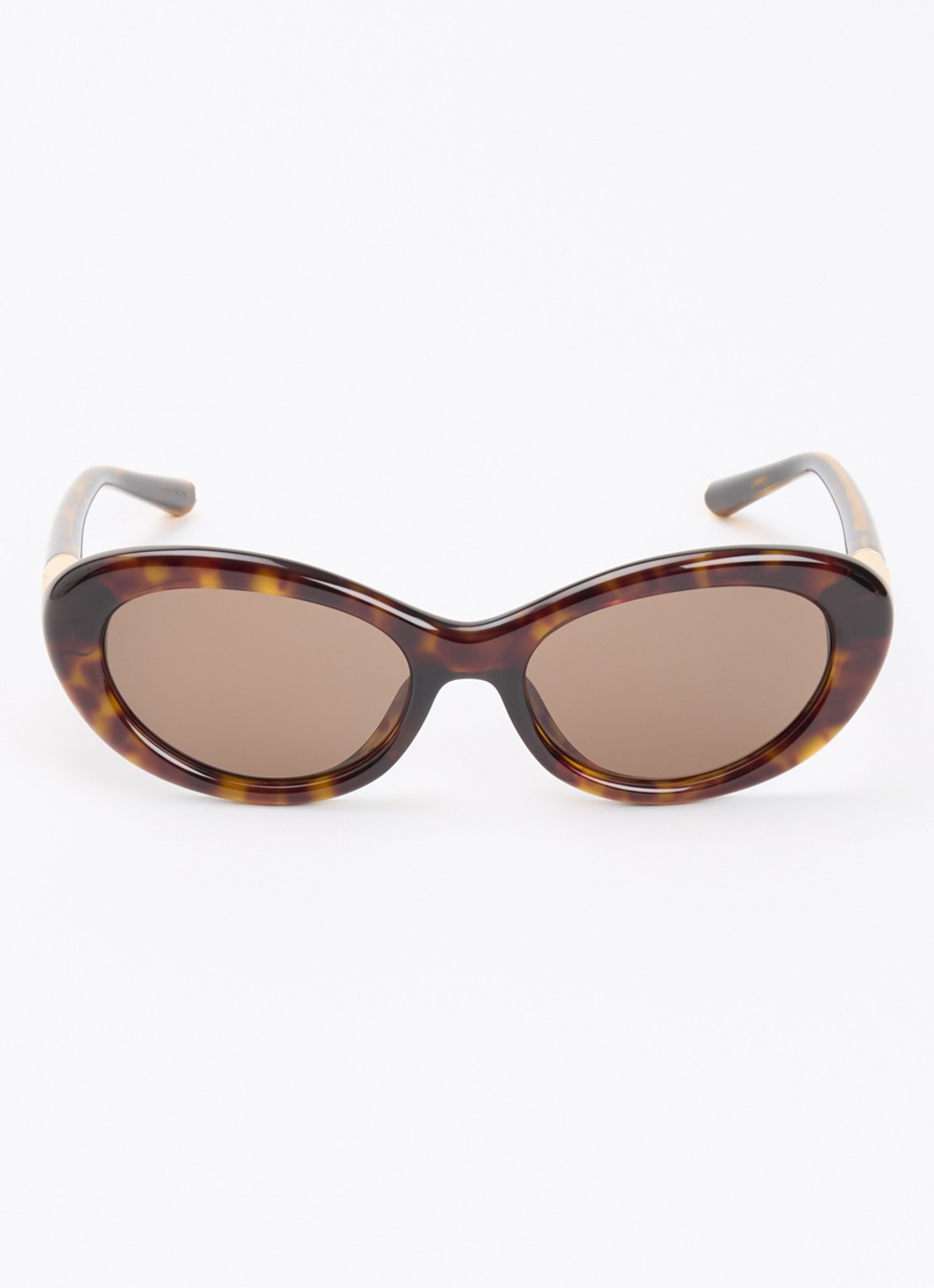 Dolce & Gabbana Cat Eye zonnebril DG4519 - detail donkerbruin