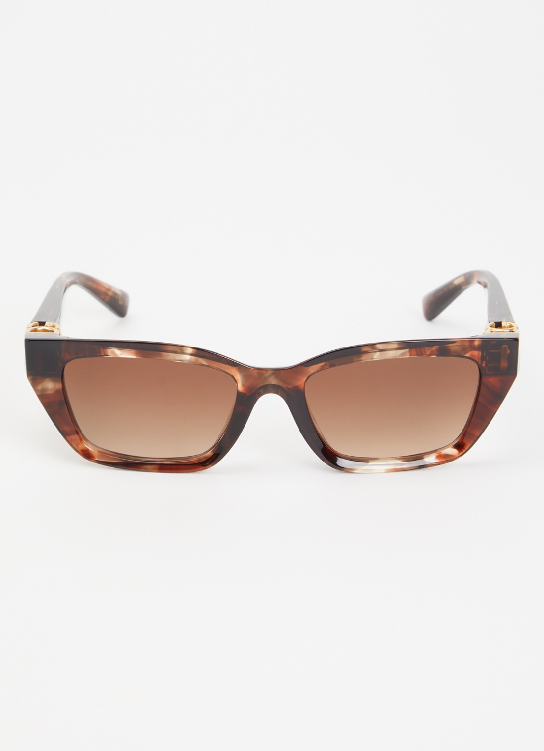 Dolce & Gabbana Cat Eye zonnebril DG4532 - detail bruin