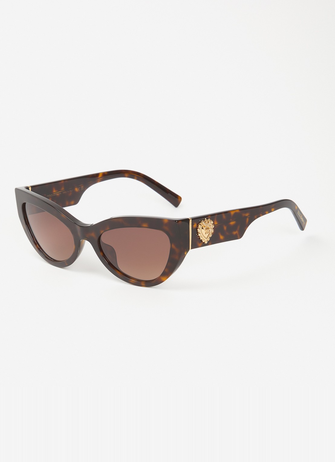 Dolce & Gabbana Cat Eye zonnebril DG4536 - voorkant bruin