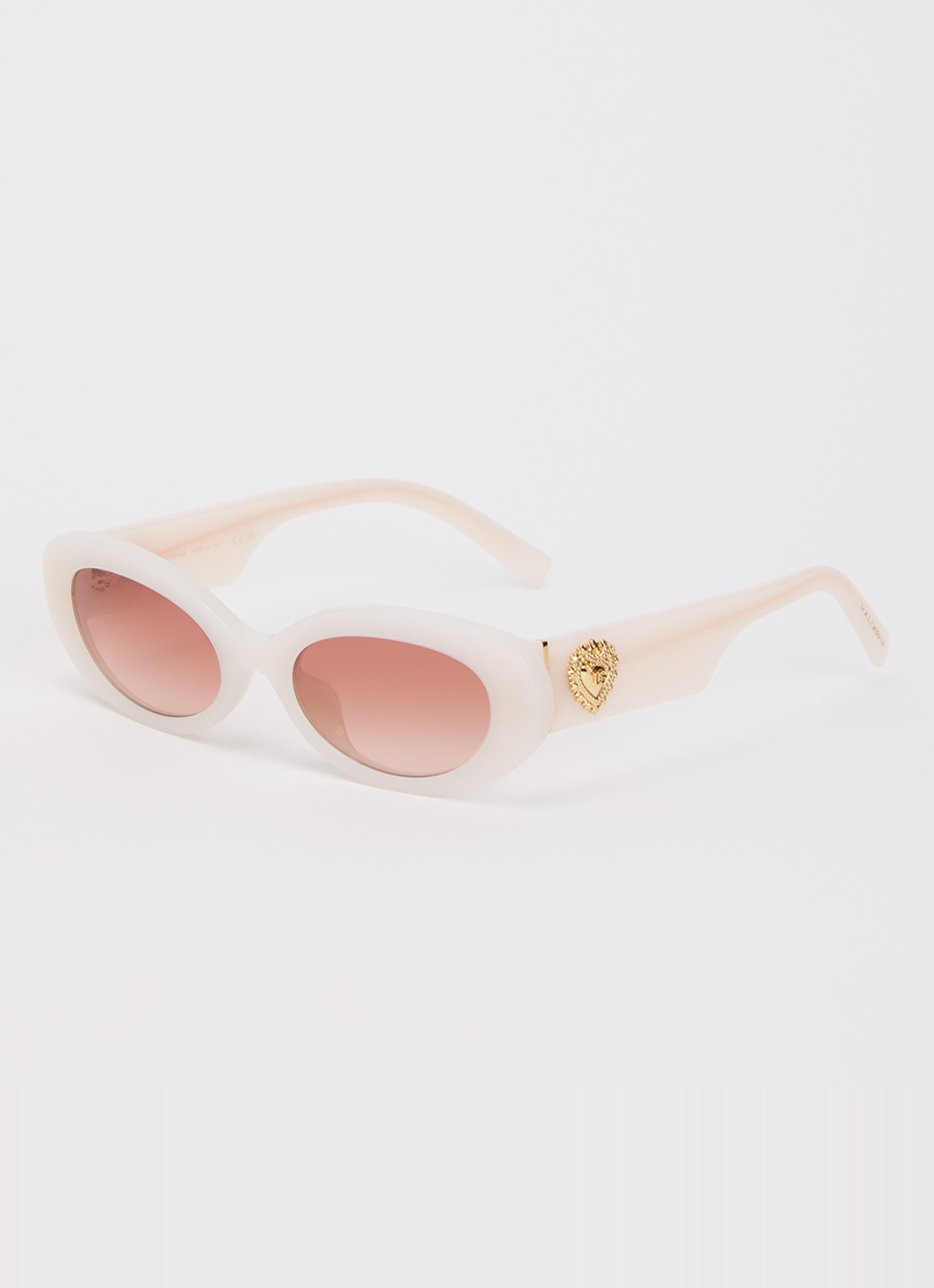 Dolce & Gabbana Cat Eye zonnebril DG4537 - voorkant lichtroze