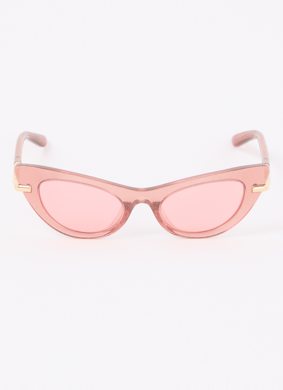 Dolce & Gabbana Cat Eye zonnebril DX4008 - detail koraalroze