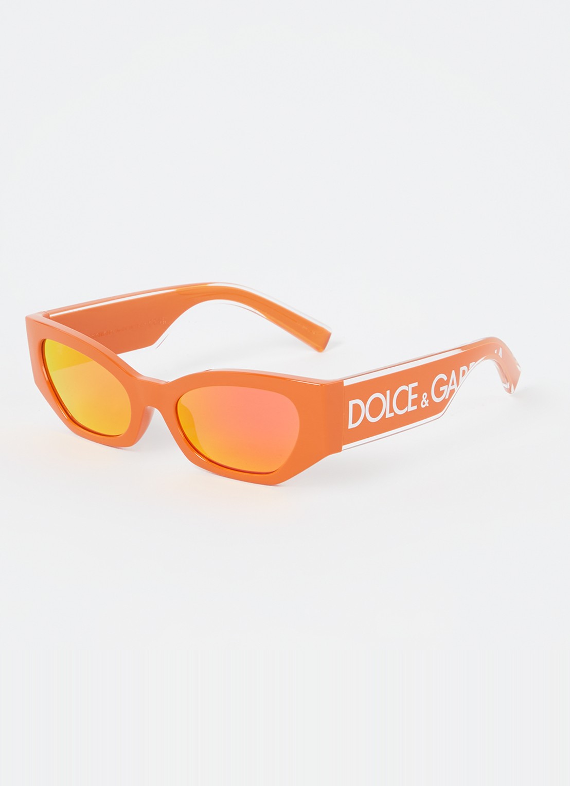Dolce & Gabbana Cat Eye zonnebril DX6003 - voorkant oranje
