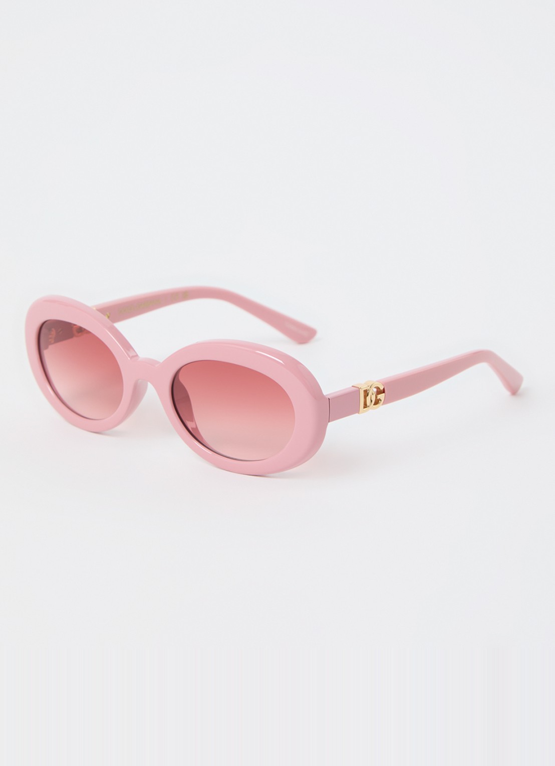 Dolce & Gabbana Cat Eye zonnebril DX6007U - voorkant roze