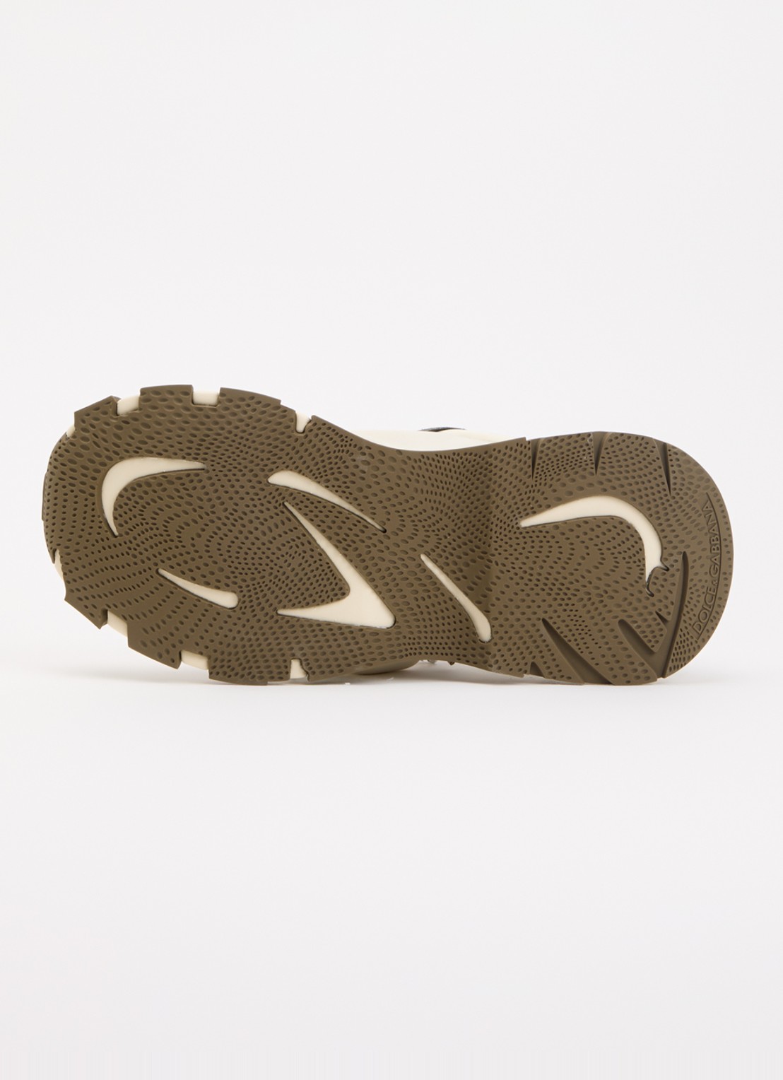 Dolce & Gabbana Country sneaker met details kalfssuède - detail 3 beige