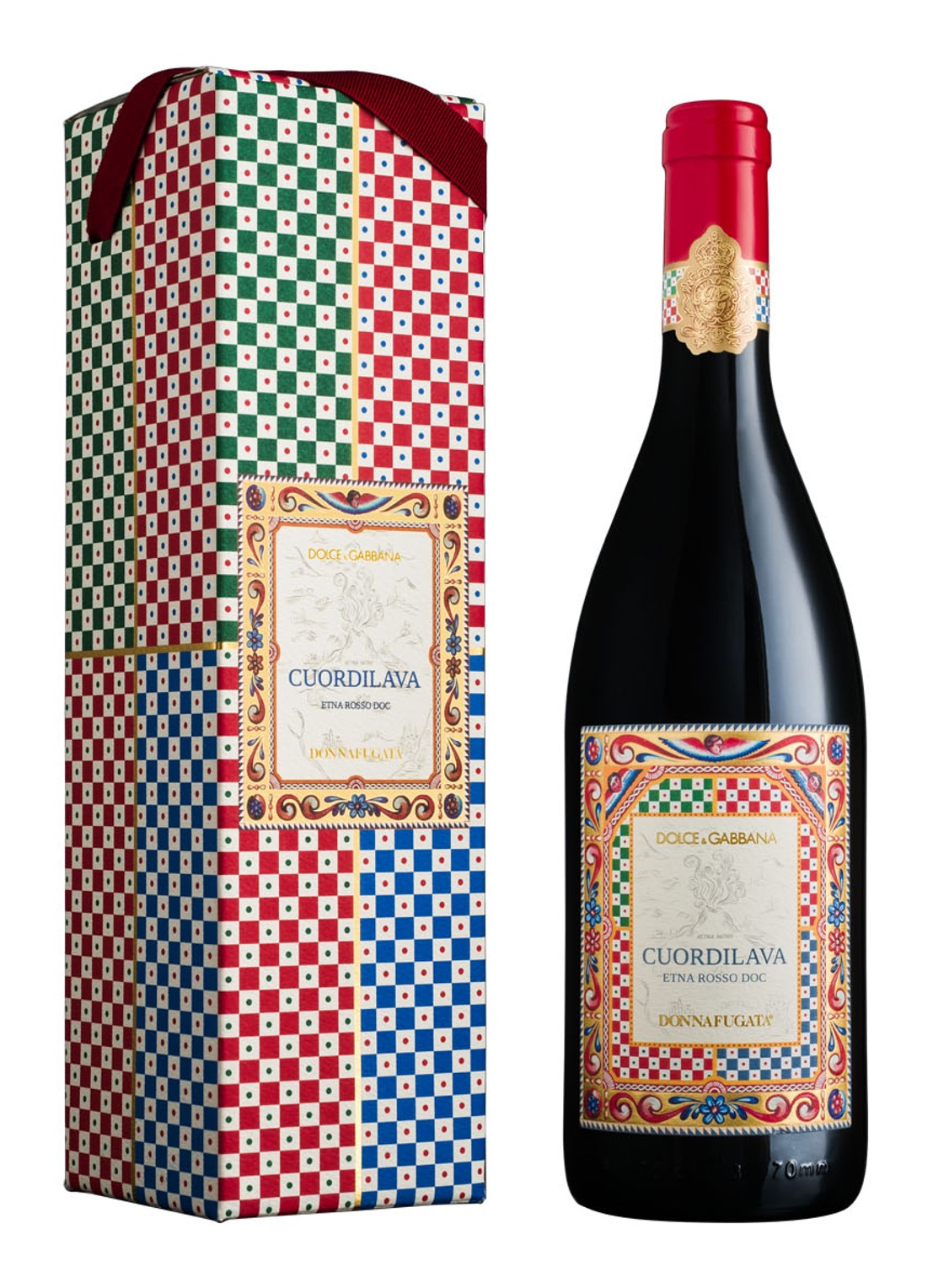 Dolce & Gabbana Cuordilava rode wijn 750 ml in geschenkverpakking - voorkant undefined