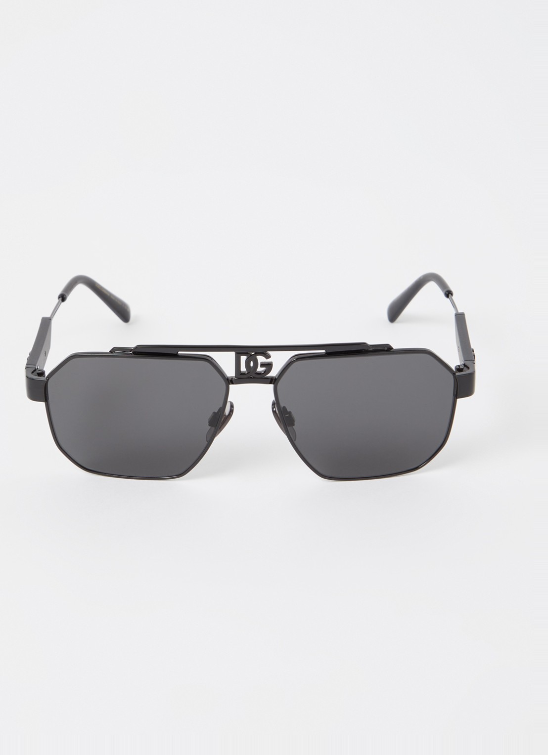 Dolce & Gabbana Dark Sicily zonnebril DG2294  - detail zwart