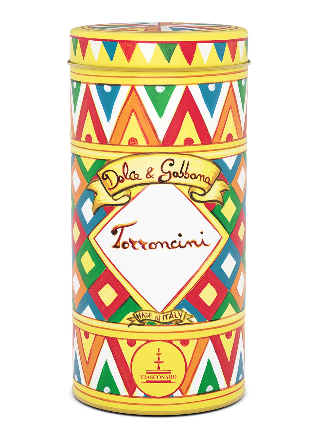 Dolce & Gabbana Fiasconaro assortiment mini nougat 150 gram - voorkant beige