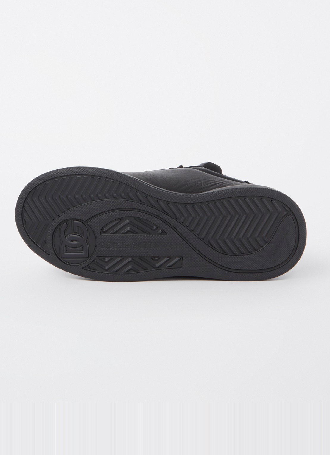 Dolce & Gabbana Mega Skate sneaker van lamsleer - detail 5 zwart