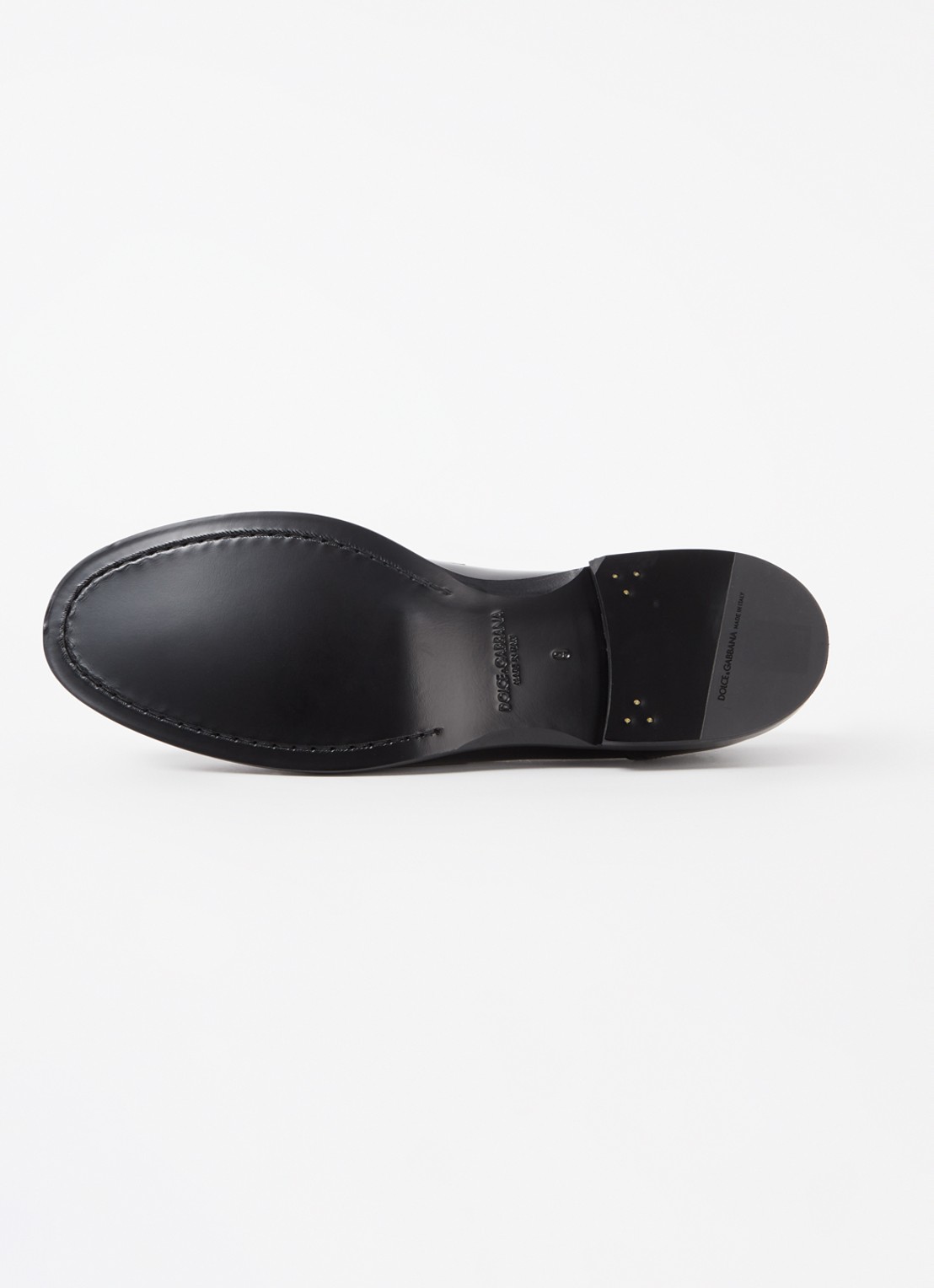 Dolce & Gabbana Miami loafer van kalfsleer - detail 5 zwart