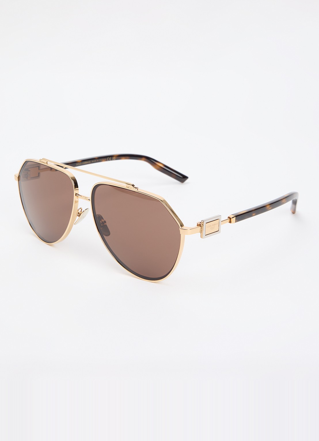Dolce & Gabbana Piloten zonnebril DG2315 - voorkant goud