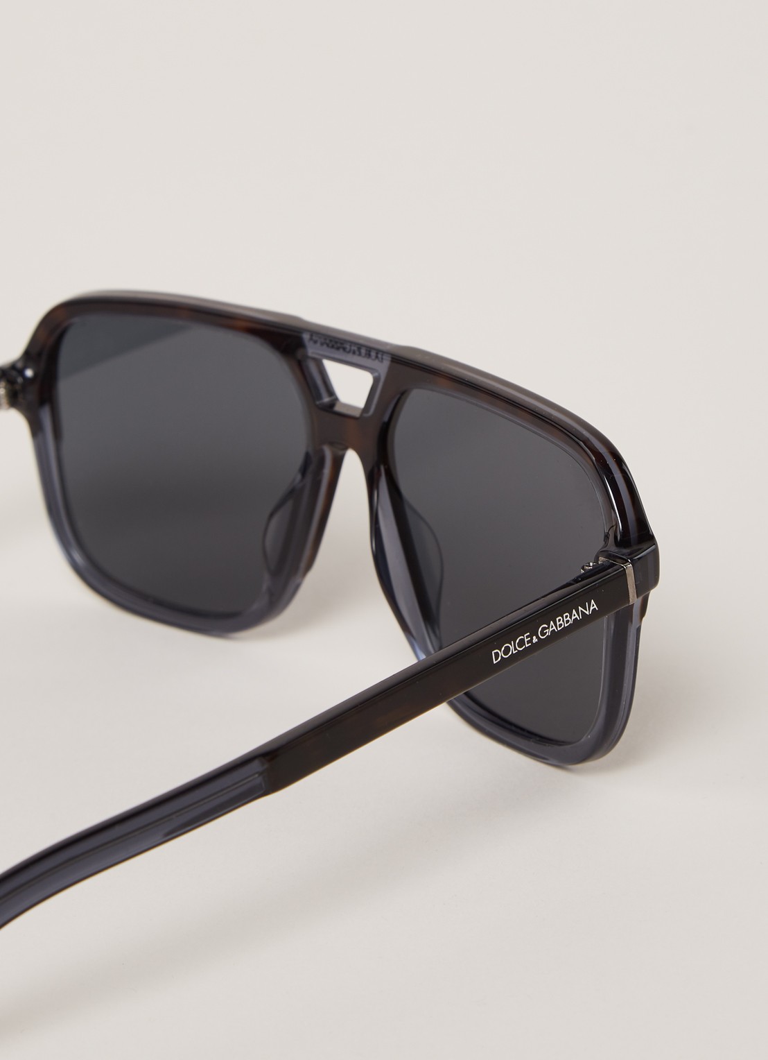 Dolce & Gabbana Piloten zonnebril DG4354 - detail 4 donkerblauw