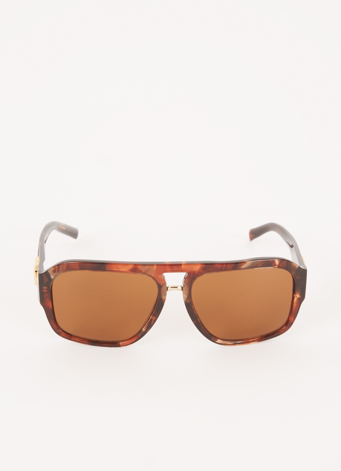 Dolce & Gabbana Piloten zonnebril DG4403 - detail 2 roodbruin