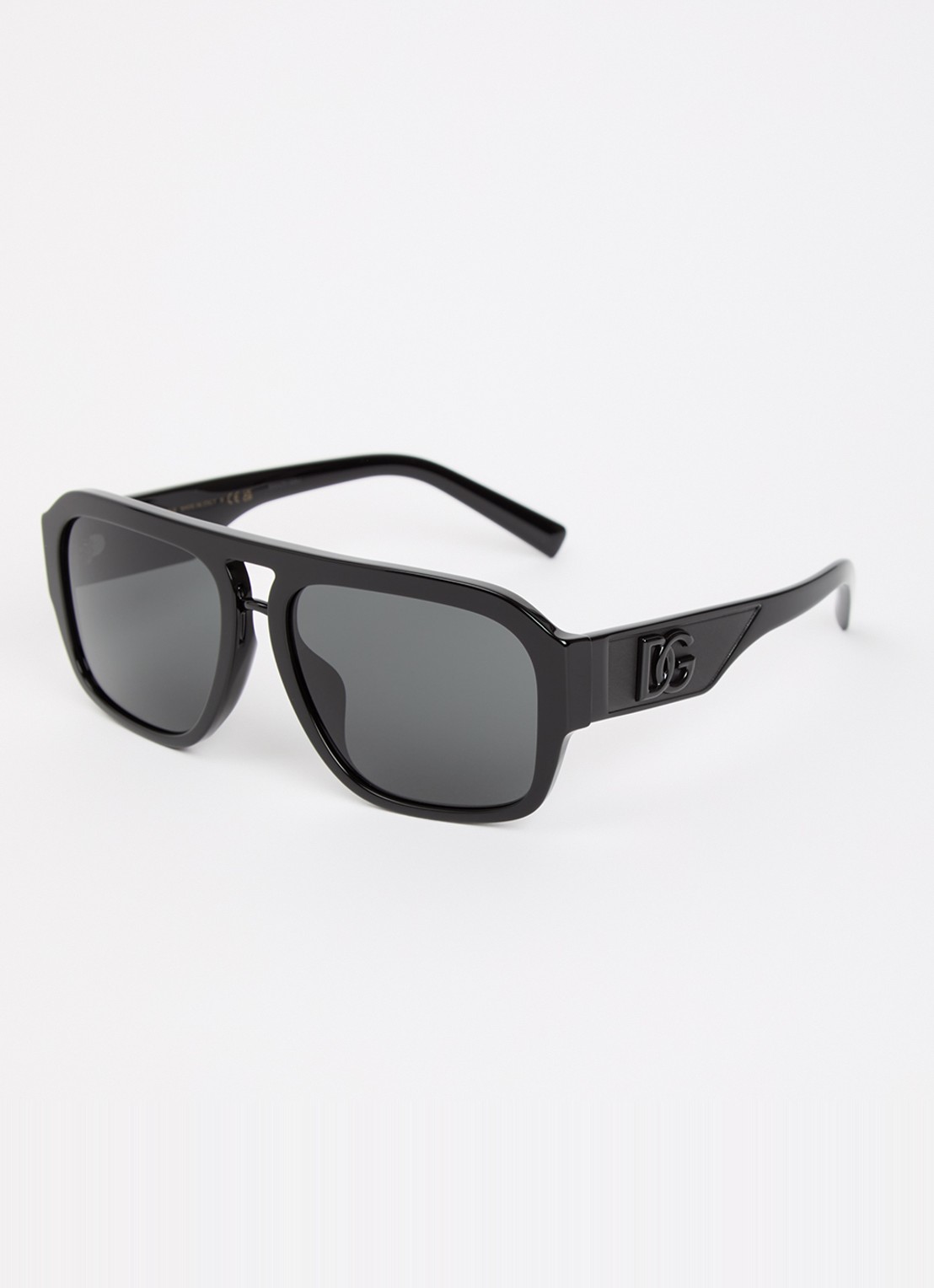 Dolce & Gabbana Piloten zonnebril DG4403F - voorkant zwart