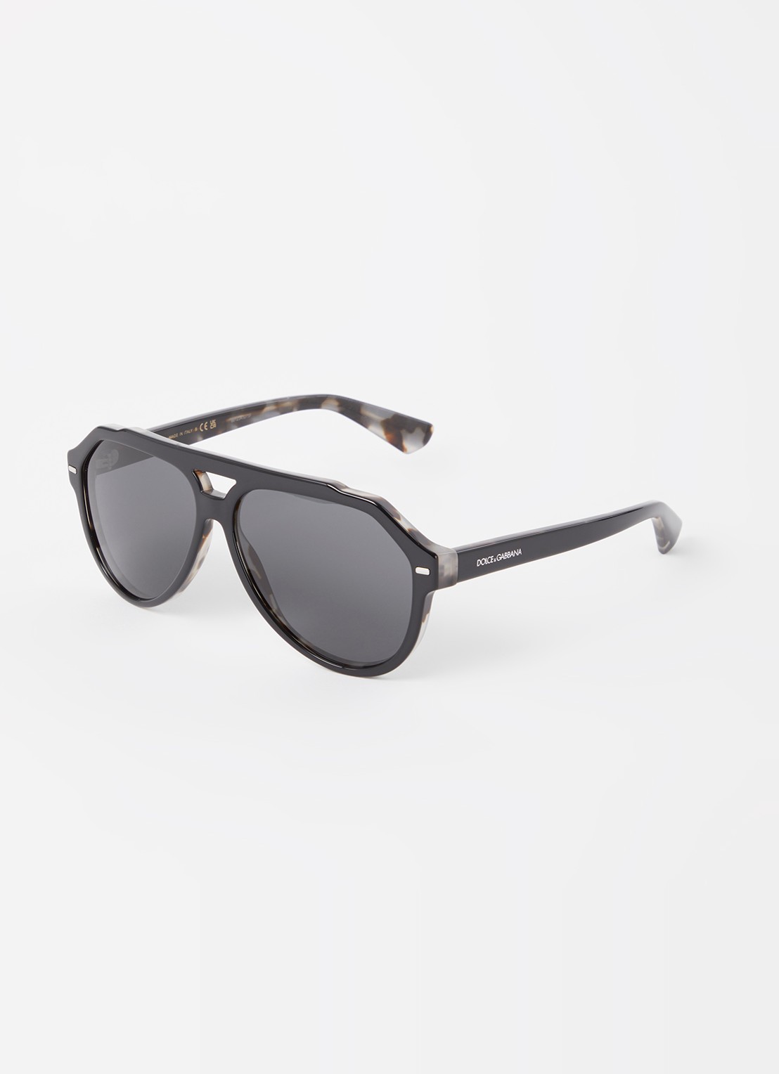 Dolce & Gabbana Piloten zonnebril DG4452 - voorkant zwart
