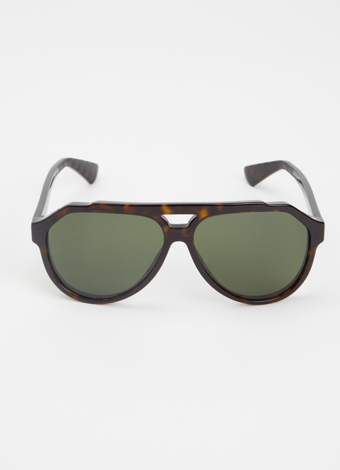 Dolce & Gabbana Piloten zonnebril DG4452   - detail donkerbruin