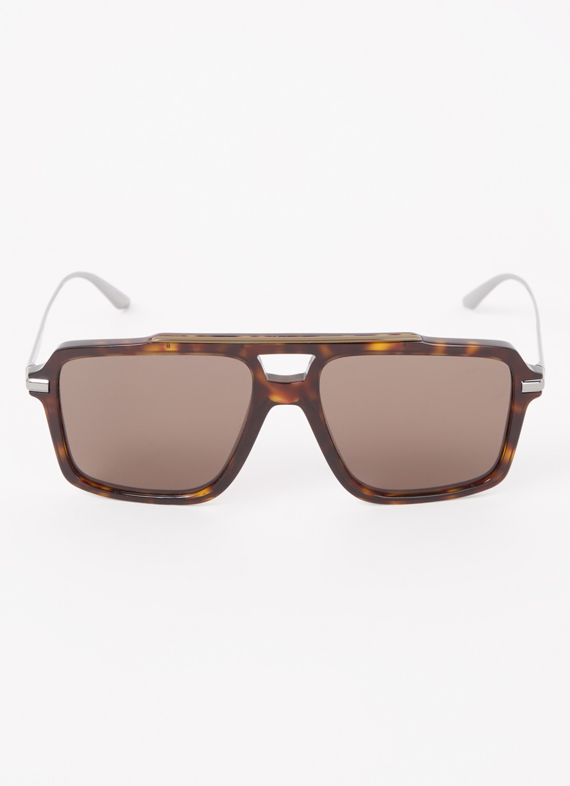 Dolce & Gabbana Piloten zonnebril DG4477 - detail 2 donkerbruin