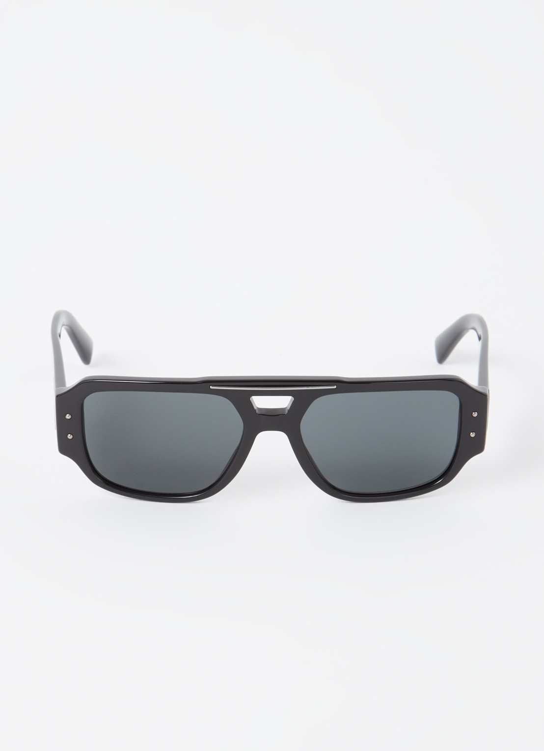 Dolce & Gabbana Piloten zonnebril DG4482  - detail zwart
