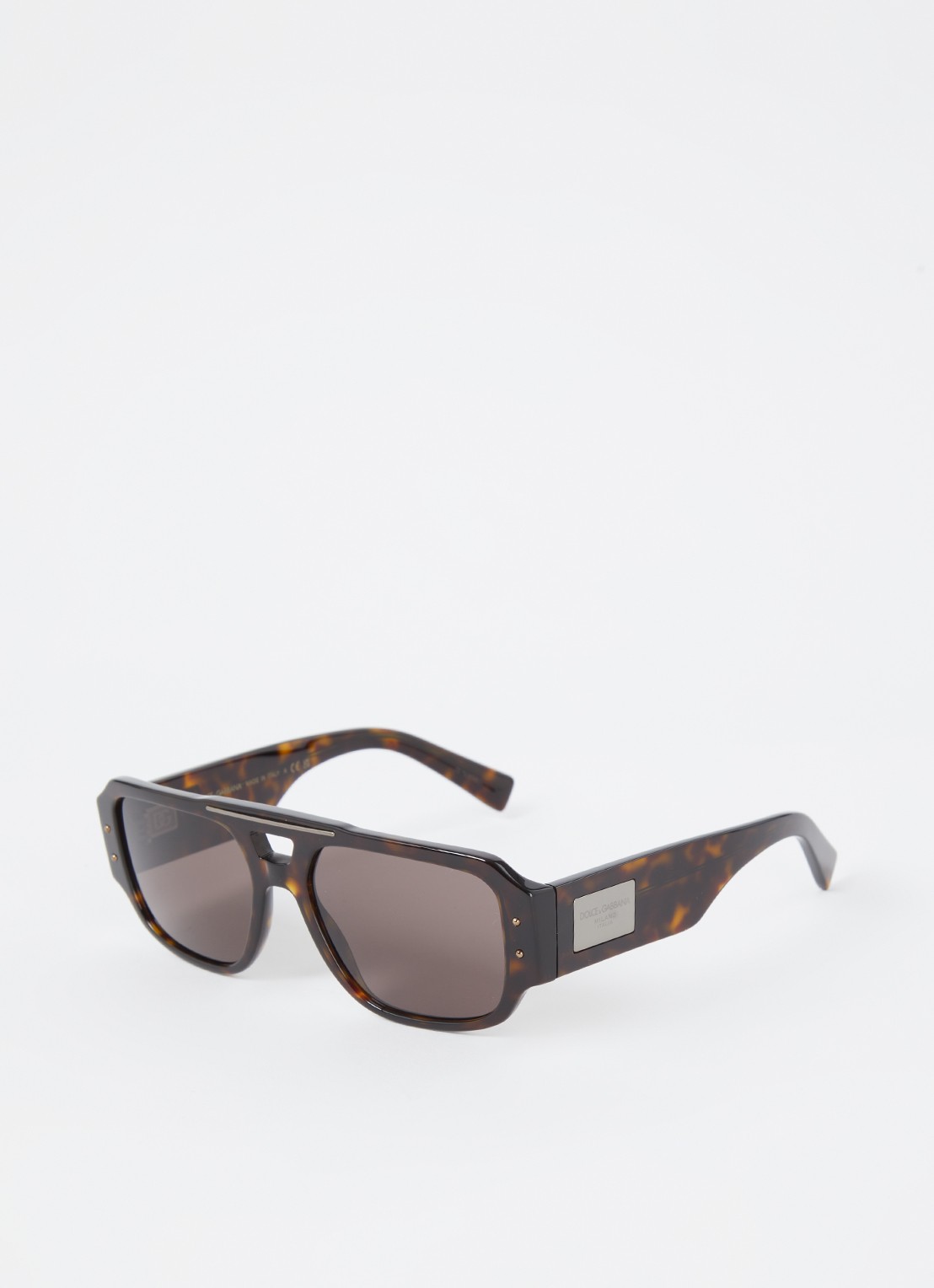 Dolce & Gabbana Piloten zonnebril DG4482  - voorkant donkerbruin