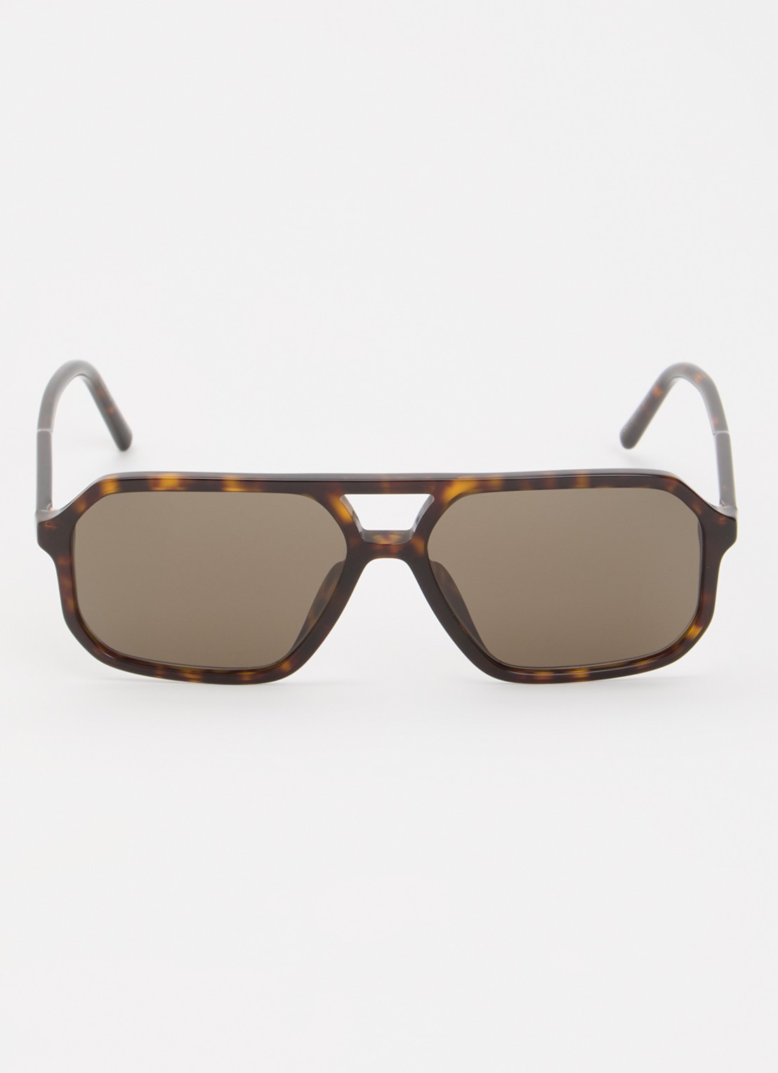 Dolce & Gabbana Piloten zonnebril DG4541 - detail donkerbruin