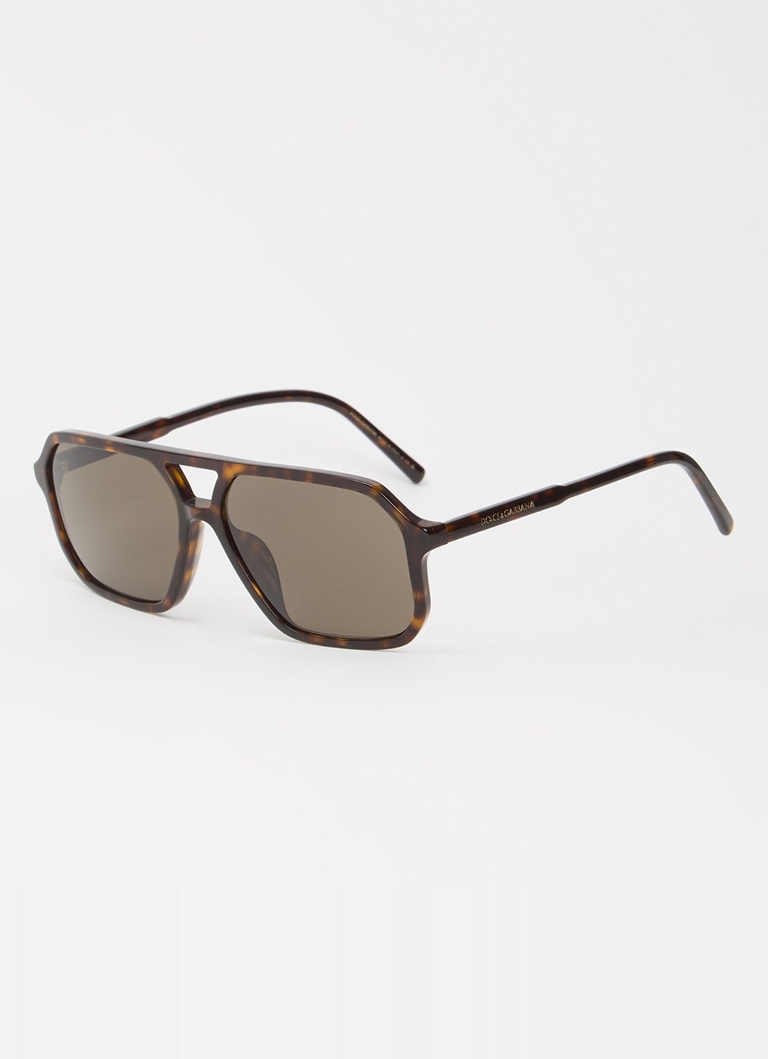 Dolce & Gabbana Piloten zonnebril DG4541 - voorkant 4 donkerbruin