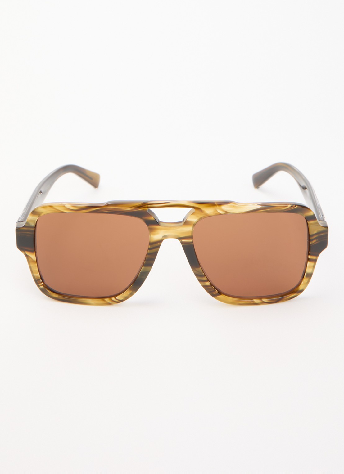 Dolce & Gabbana Piloten zonnebril DG4544 - detail olijfgroen