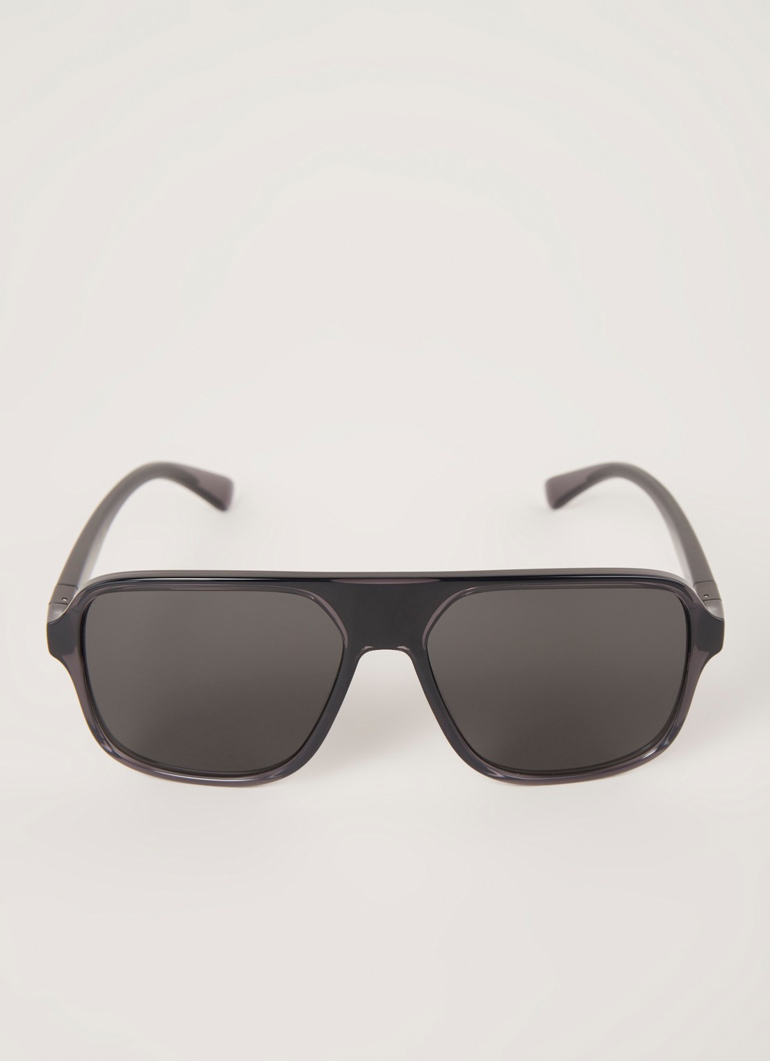 Dolce & Gabbana Piloten zonnebril DG6134 - voorkant 2 zwart