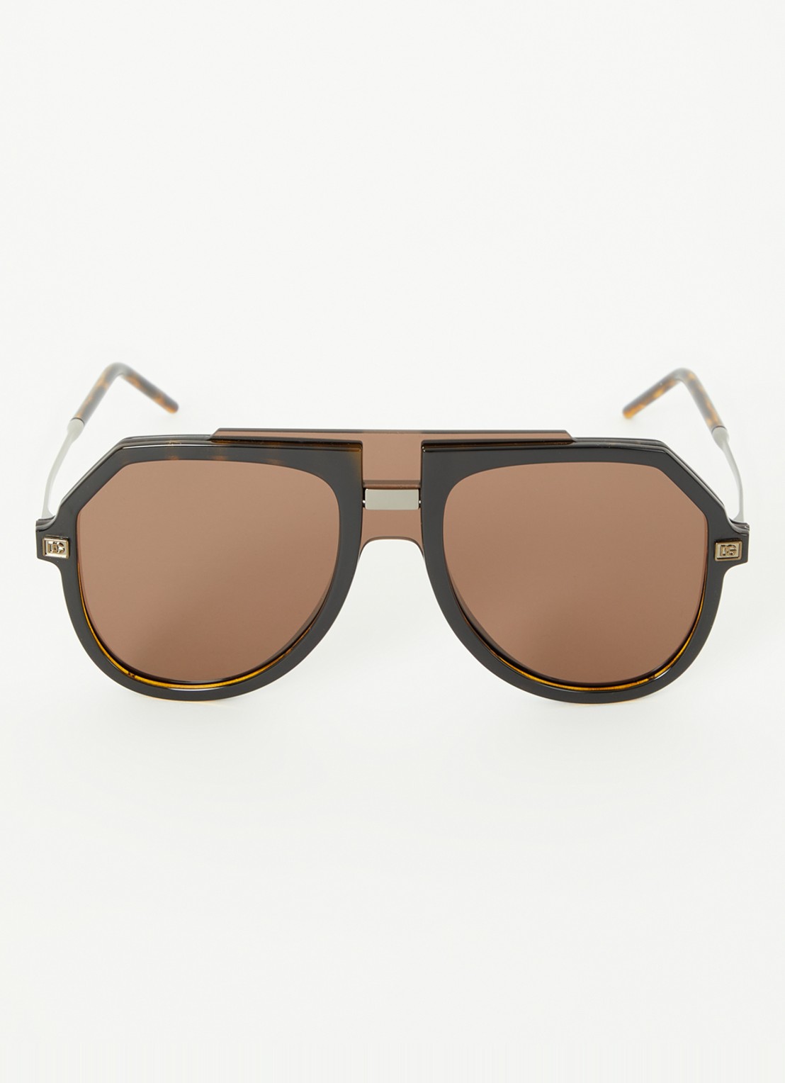 Dolce & Gabbana Piloten zonnebril DG6195   - detail 3 donkerbruin