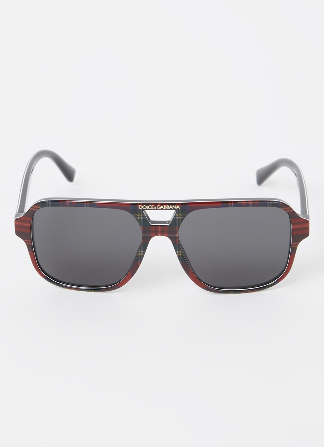 Dolce & Gabbana Piloten zonnebril DX4003 - detail donkerrood